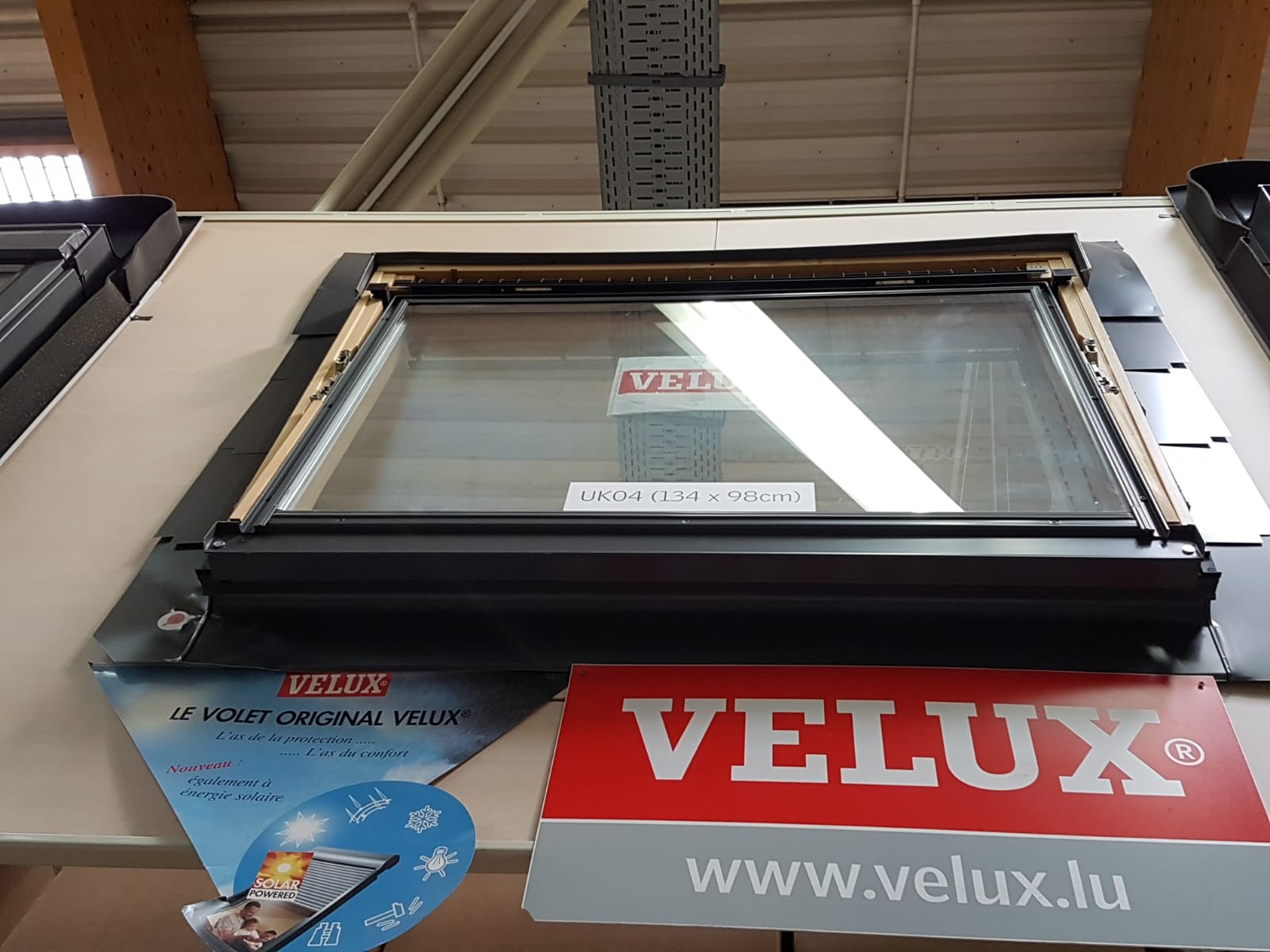 Pose velux
